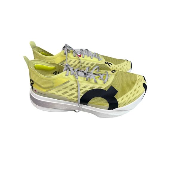 On Cloudboom Strike Men’s Running Shoes Yellow White Size 12 Elite Race Shoes main image 5